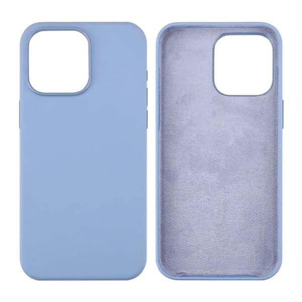 iPhone 15 Pro Max Silicone Case Rvelon - Blue Blå