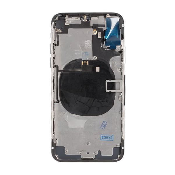 iPhone X Baksida med Komplett Ram Premium - Silver Silver