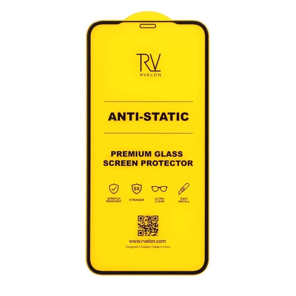 Rvelon Skärmskydd för iPhone 11 och XR - 2.5D Härdat Glas