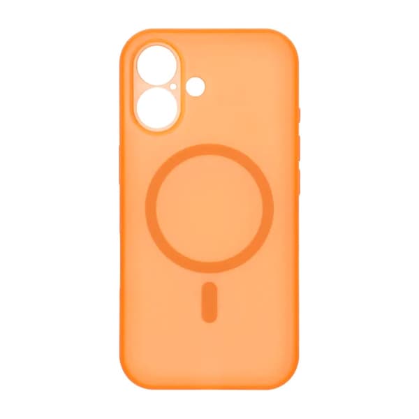 Precise Hole Shield Magnetic Case - iPhone 16 Orange Orange