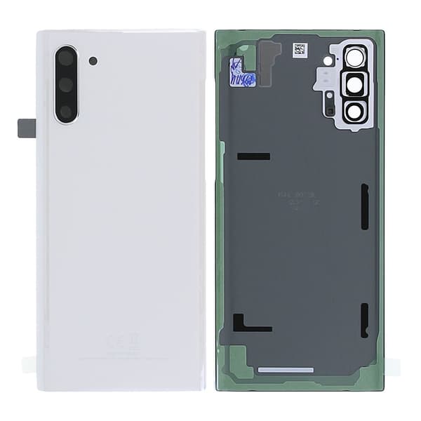 Samsung Galaxy Note 10 (SM-N970F) Baksida Original - Vit Vit