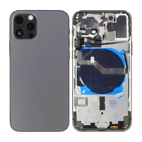 iPhone 12 Pro Baksida med Komplett Ram - Lila Lila
