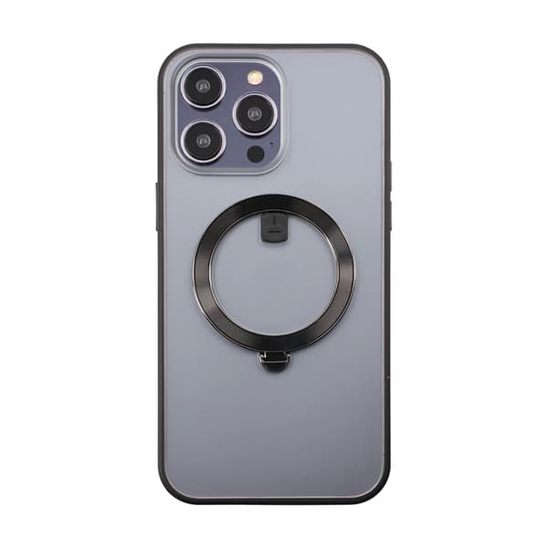 iPhone 14 Pro Case with MagSafe Stand Rvelon - Black Svart