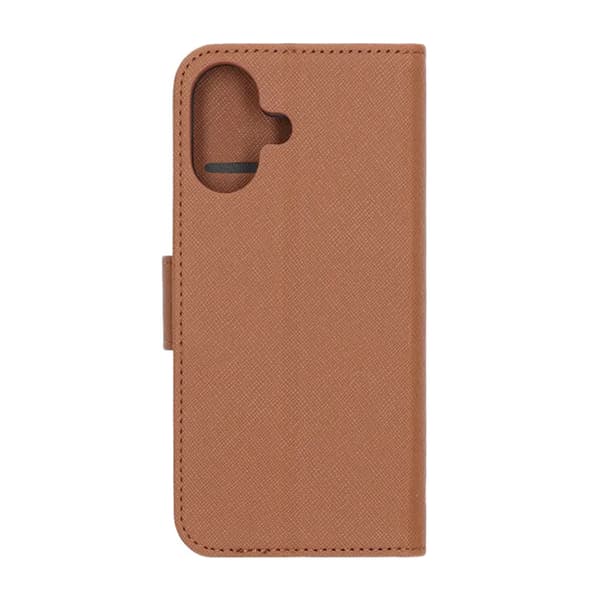Plånboksfodral med stativ till iPhone 17 - Brun Brun