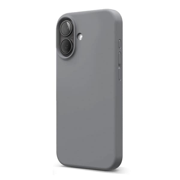 iPhone 16 Case - Silicone Rvelon Grey Grå