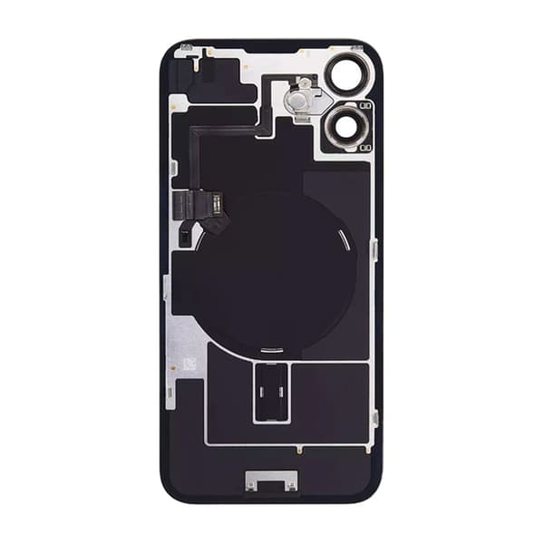 iPhone 16 Baksida Glas med smådelar - Rosa Rosa