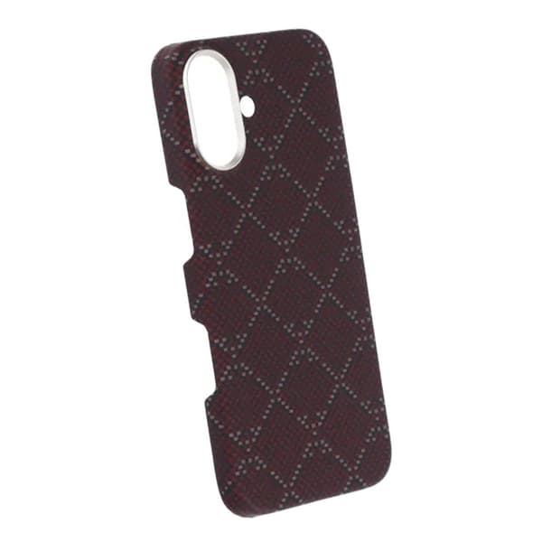 Kevlar Woven Magnetic Case - iPhone 17 Red Check Röd