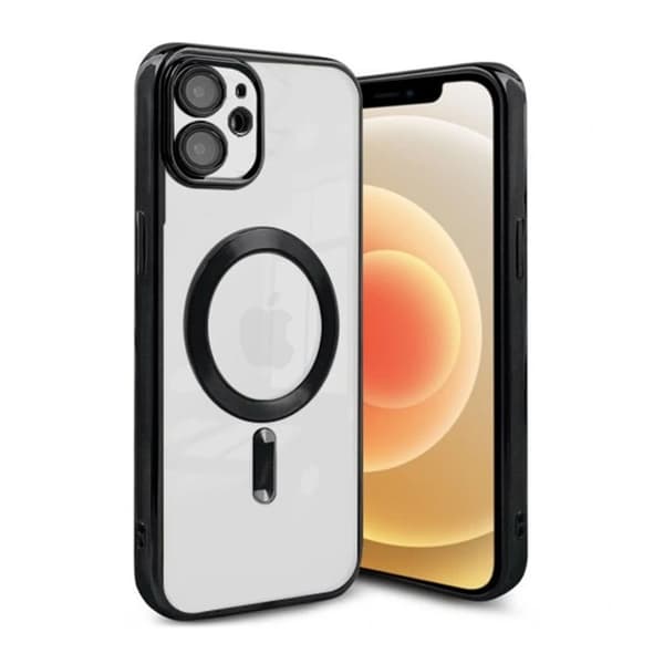 Luxury Phone Case with Magsafe iPhone 11 - Black Svart
