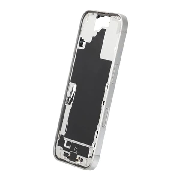 Mittenram med smådelar för iPhone 16 - Vit OEM Vit