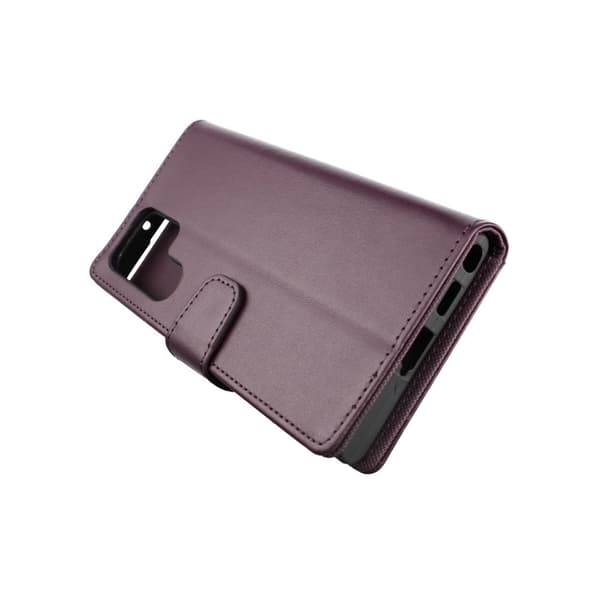 RV Wallet Case Extra Card - Galaxy S22 Ultra - Dark Cherry Lila