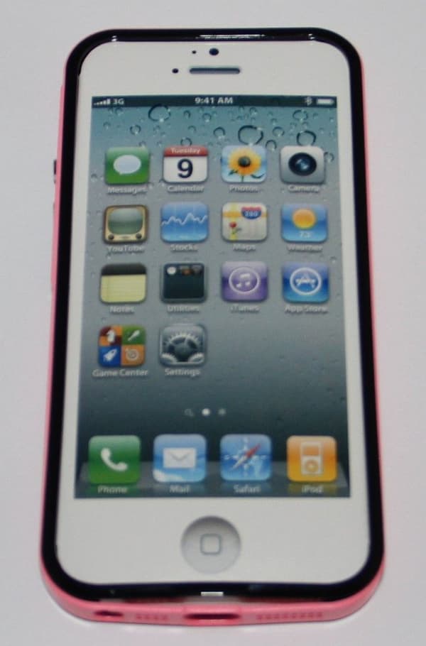 Mobilskal iPhone 5 - Rosa/Svart Rosa