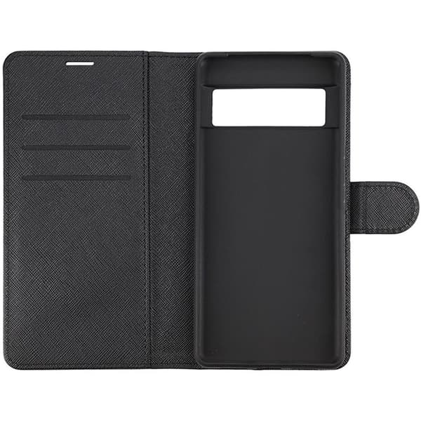 Google Pixel 7 Plånboksfodral med Stativ - Black