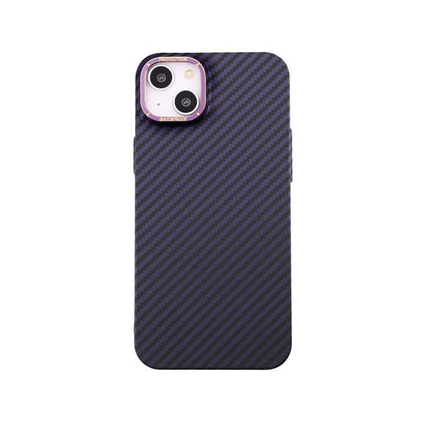 Carbon Fiber Case iPhone 14 Plus - Purple Lila