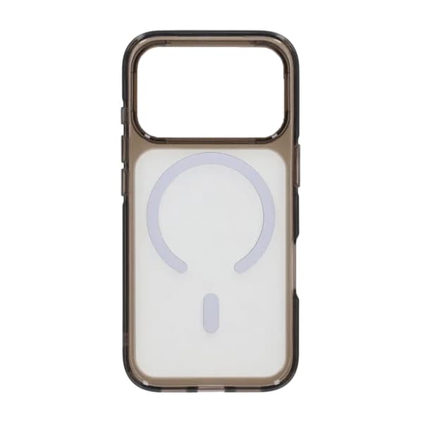 TPU Magsafe Mobile Case for iPhone 17 Pro Max - Black Transparent Transparent