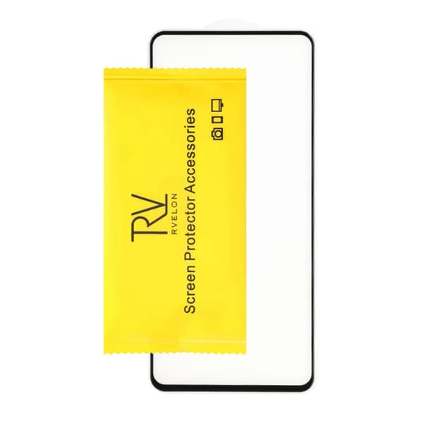 Screen Protector Samsung A52s - 3D Tempered Glass Black Svart