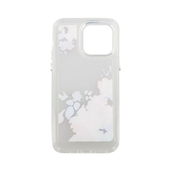 iPhone 14 Pro Max Mobilskal med motiv - Retro Blommor Mönstrat