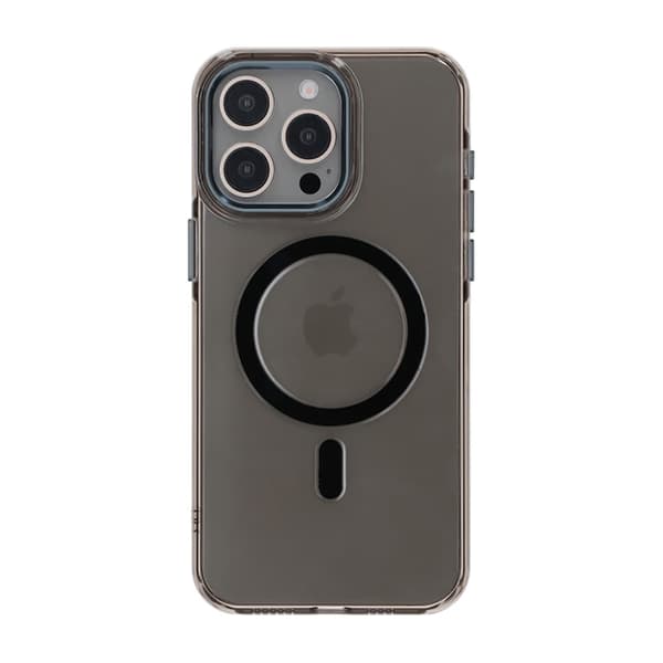 iPhone 15 Pro Max TPU Phone Case with Magnet Rvelon - Black Svart
