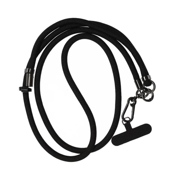 Mobilhalsband Universal justerbart - Svart Svart