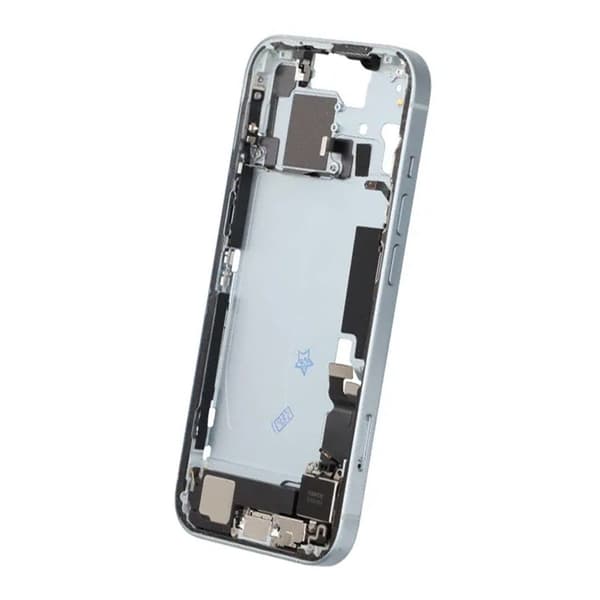 Mittenram med smådelar för iPhone 15 - Blå OEM Blå