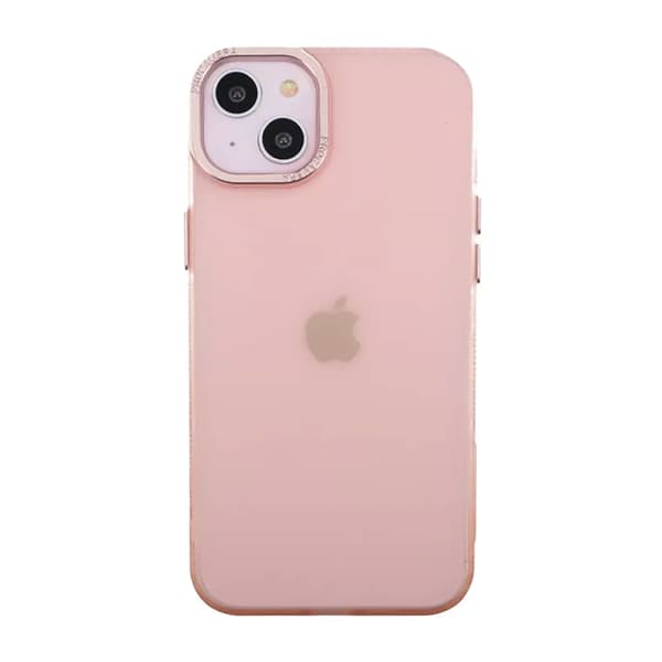 iPhone 14 Plus Mobilskal - Frostat Rosa Rosa