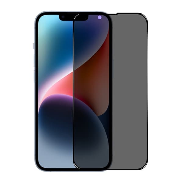 Screen Protector iPhone 13 Pro Max/14 Plus - Privacy Full Cover Tempered Glass RV- Bulk with frame -20 pcs