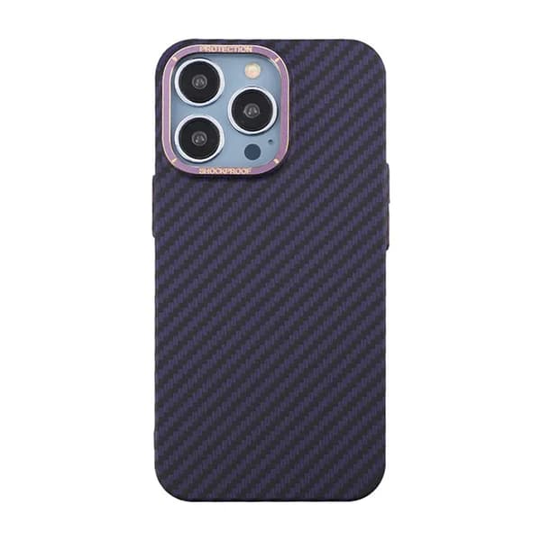 Carbon Fiber Case iPhone 13 Pro - Purple Lila