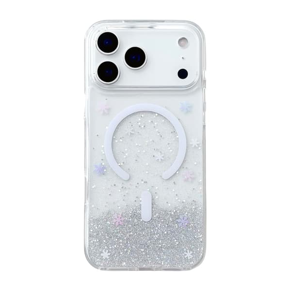 Star Diamond Classic Series MagSafe Glitter Case - iPhone 17 Pro Silver Silver