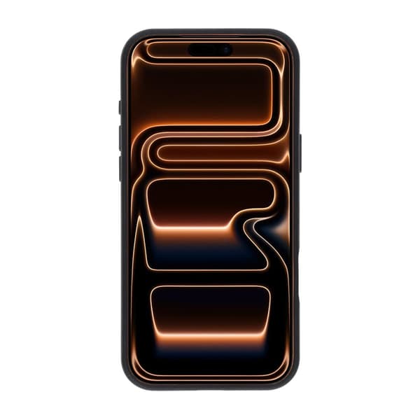Mecha-Style Litchi Grain 360 Rotating Stand Phone Case For iPhone 17 Pro/18 Pro Black