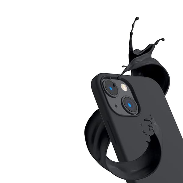iPhone 14 Plus Silikonskal Rvelon - Svart Svart