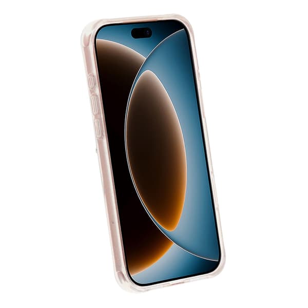 Glittrigt MagSafe-skal för iPhone 17 Pro och 18 Pro med roterande stativ - Vit Vit