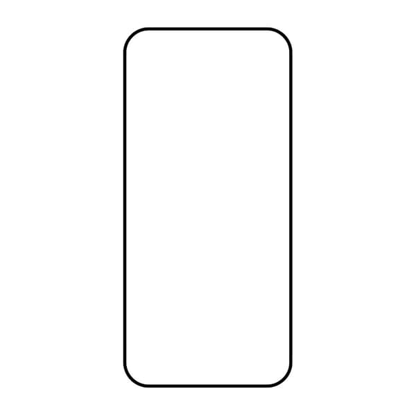 Rvelon Skärmskydd för iPhone 17 Pro Max - 3D Härdat Glas - Bulk Svart