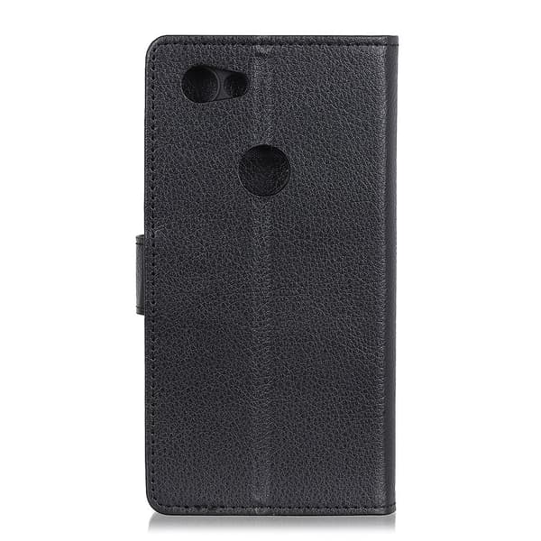Google Pixel 3 A Plånboksfodral med Stativ - Svart Svart