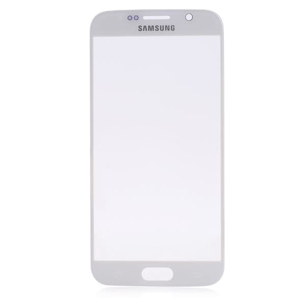 Samsung Galaxy S6 Glas till LCD Skärm - Vit Vit