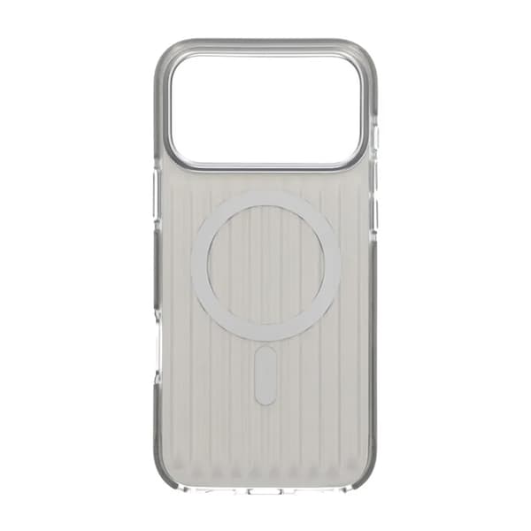 Corrugated Magsafe Mobile Case for iPhone 17 Pro Max - Silver Silver