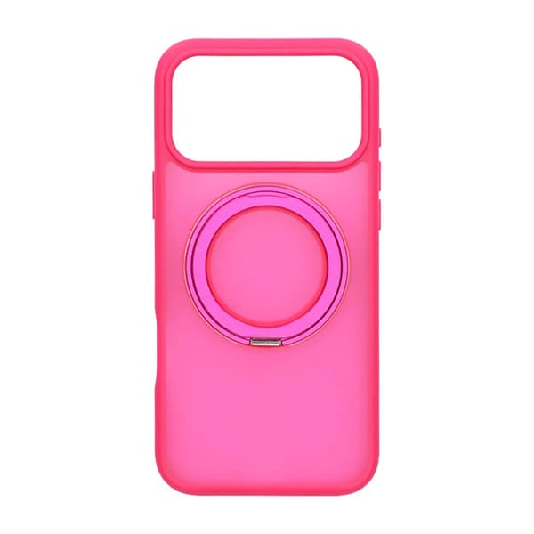 Mobile Case Rotating Magnet Stand for iPhone 17 Pro Max - Red Röd