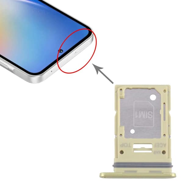 Samsung Galaxy A35 Simkortshållare - Gul Gul