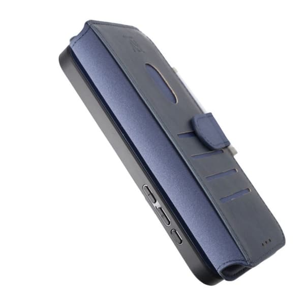 iPhone 15 Pro Max Wallet Case Magnet Rvelon - Blue Blå