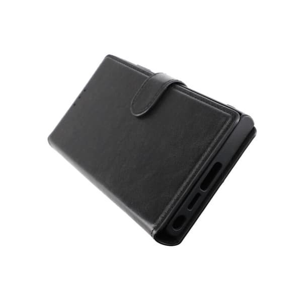 RV Magnetic Wallet Case For Galaxy S23 Ultra Back Svart