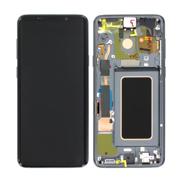 Samsung Galaxy S9 Plus (SM-G965F) Skärm med LCD Display Origi... Grå