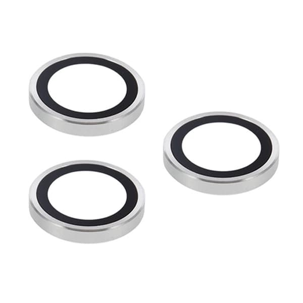 Kameraskydd i härdat glas för iPhone 17 Pro Max - Silver Silver