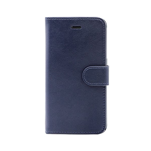 Samsung S7 Edge Wallet Case Leather with Stand - Blue Blå