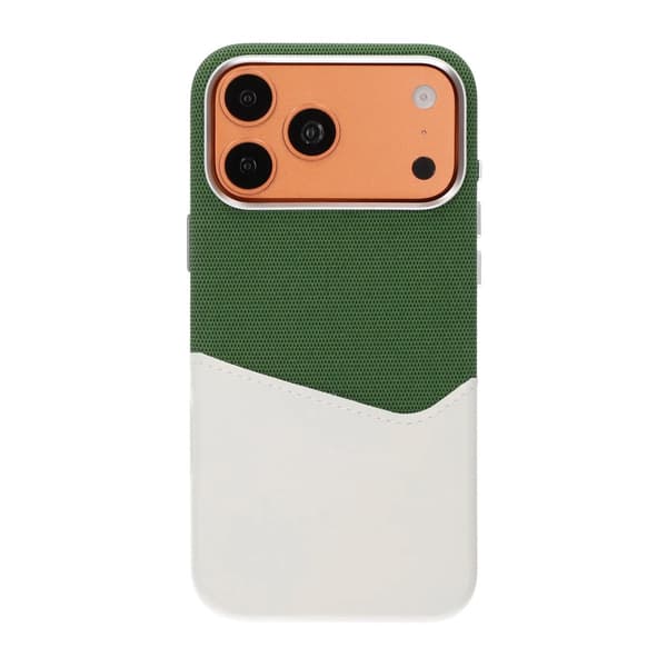 Magnetiskt Mobilskal med Läder Korthållare till iPhone 17 Pro Max och 18 Pro Max - Vit Vit