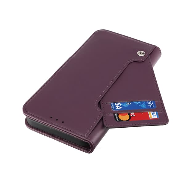 iPhone 14 Pro Max Wallet Case Extra Card Rvelon - Dark Cherry Lila