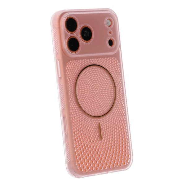Ventilerat MagSafe-skal till iPhone 17 Pro och 18 Pro - Rosa Rosa