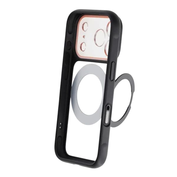 Skal med Roterbart MagSafe-Stativ för iPhone 17 Pro - Svart Svart