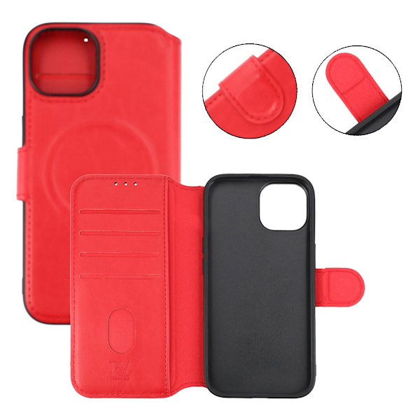 RV Wallet Case iPhone 15 Red