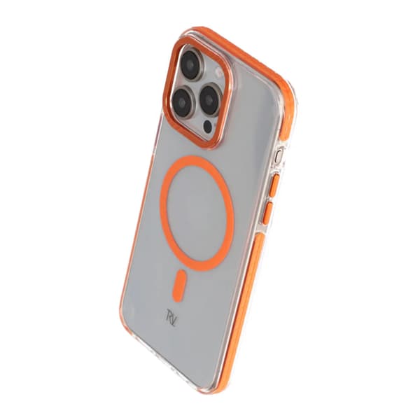 iPhone 15 Pro Rvelon Mobilskal Magnet Förstärkt - Orange Orange
