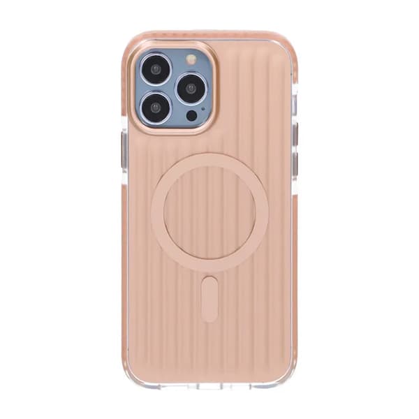 Patterned TPU Case for iPhone 13 Pro Max with MagSafe - Gold Guld