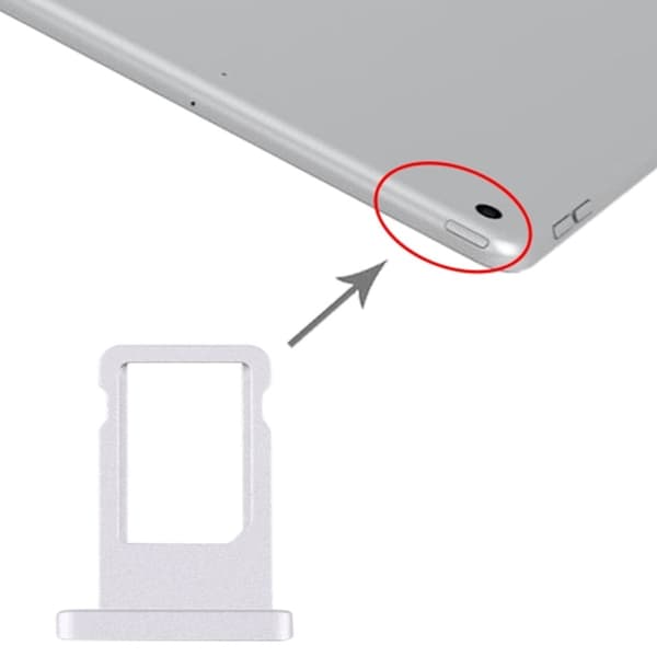 iPad 8 10.2" 2020 Simkortshållare - Vit Vit