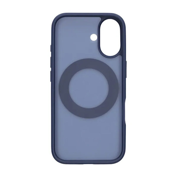 Matte Case 360 rotating bracket Mobile Phone Case For iPhone 17 Blue Blå